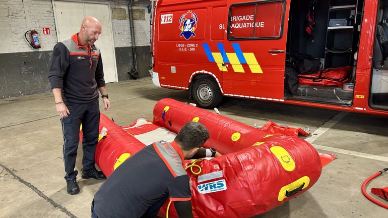 A Hannut, une trentaine de pompiers ont participé à une simulation d'interventions lors d'inondations