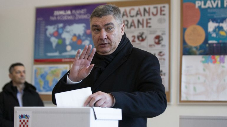 Présidentielle en Croatie : Zoran Milanovic l'emporte dès le premier tour, selon un sondage à la sortie des urnes