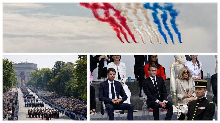 La Libération à l'honneur du défilé du 14 Juillet dans une France hôte des JO et en crise
