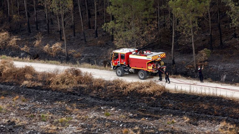 Incendies en Gironde : le feu qui a ravagé 7000 hectares est désormais 