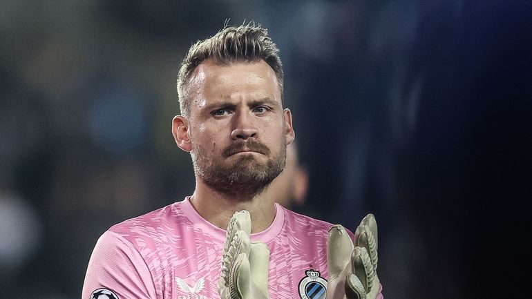 Simon Mignolet avant AC Milan-Bruges : 