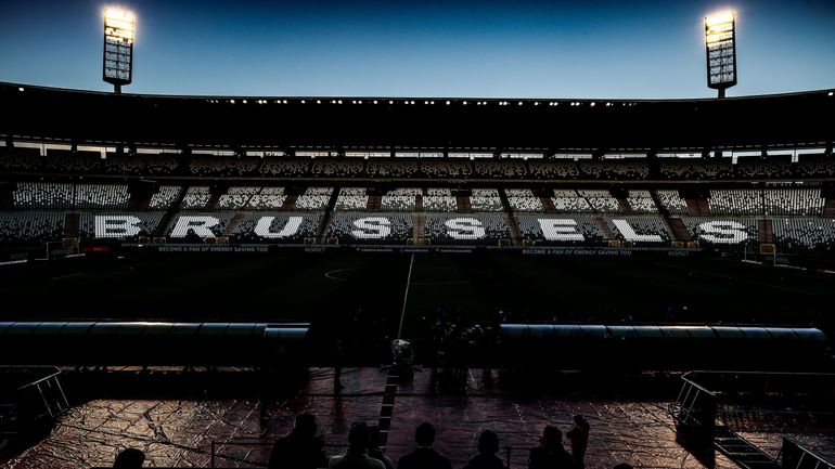 La pelouse du stade Roi Baudouin gorgée d'eau : l'amical Belgique - Serbie se jouera à Louvain à huis clos !