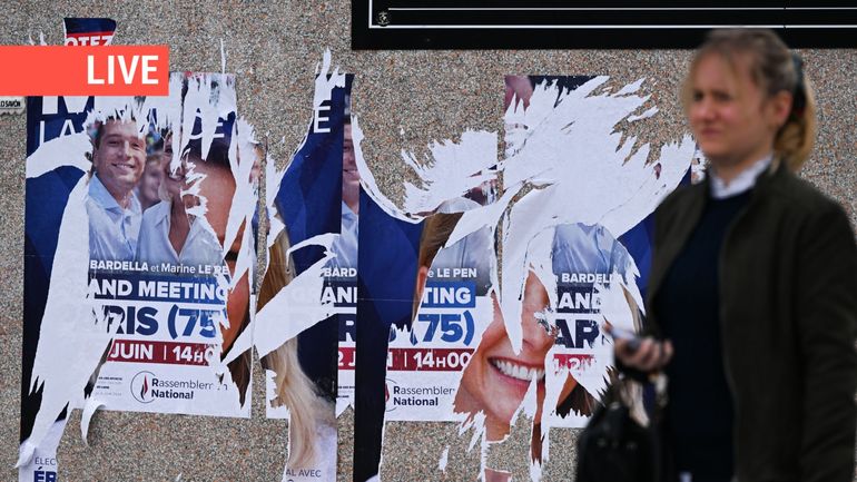 Direct - Législatives en France : Jordan Bardella ne sera pas Premier ministre sans majorité absolue, confirme Marine Le Pen