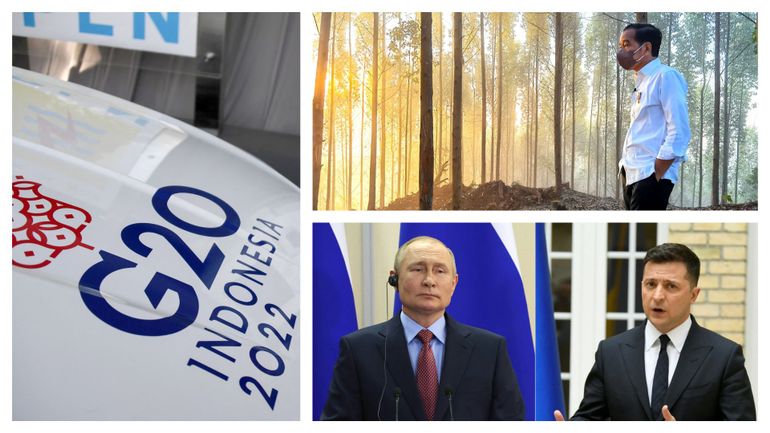 Guerre en Ukraine : le président indonésien invite Zelensky et Poutine à Bali, au sommet du G20