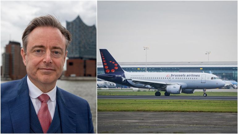 Un avion qui transportait Bart De Wever contraint de remettre les gaz à l'atterrissage