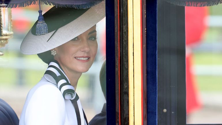 La princesse Kate en carrosse pour sa première apparition publique officielle depuis l'annonce de son cancer