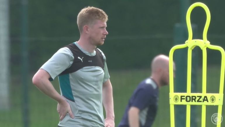 Après un mois de congé, Kevin De Bruyne a repris l'entraînement à Manchester City