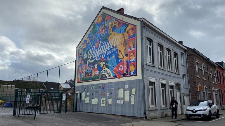 Une nouvelle fresque inaugurée à Namur pour célébrer le jumelage avec la ville de Lafayette en Louisiane