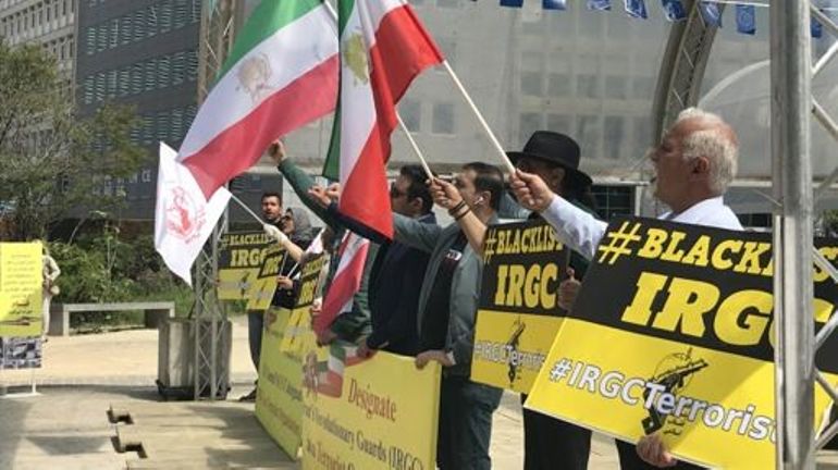 A Bruxelles, des Iraniens demandent un assouplissement pour l'obtention du statut de réfugié politique