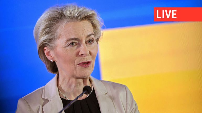 Direct - Guerre en Ukraine : Ursula Von der Leyen à Kiev pour aborder l'élargissement de l'Union européenne