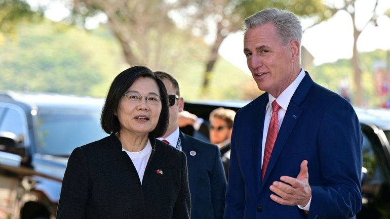 En Californie, la présidente taïwanaise salue le soutien 