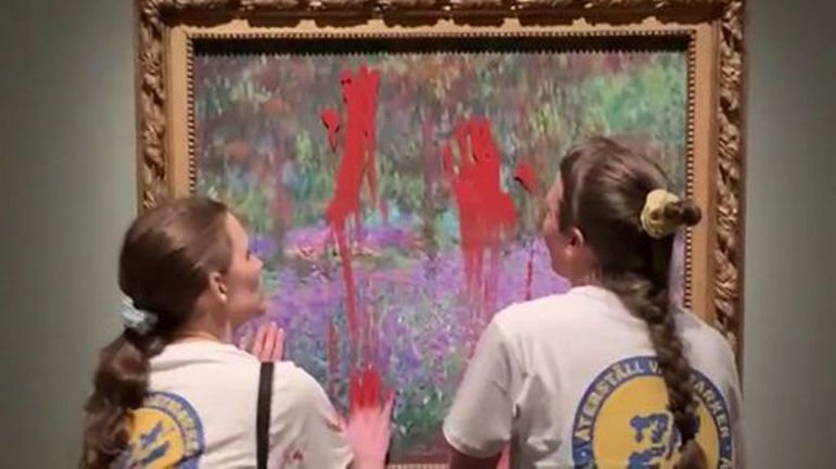 Le Monet aspergé de peinture en Suède pas endommagé, selon le musée d'Orsay