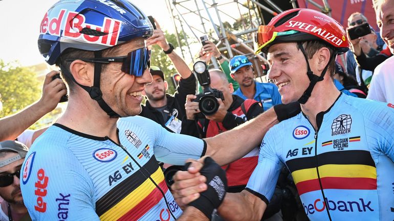 Vélo de cristal : Evenepoel et van Aert, deux champions à la saison fantastique pour une récompense