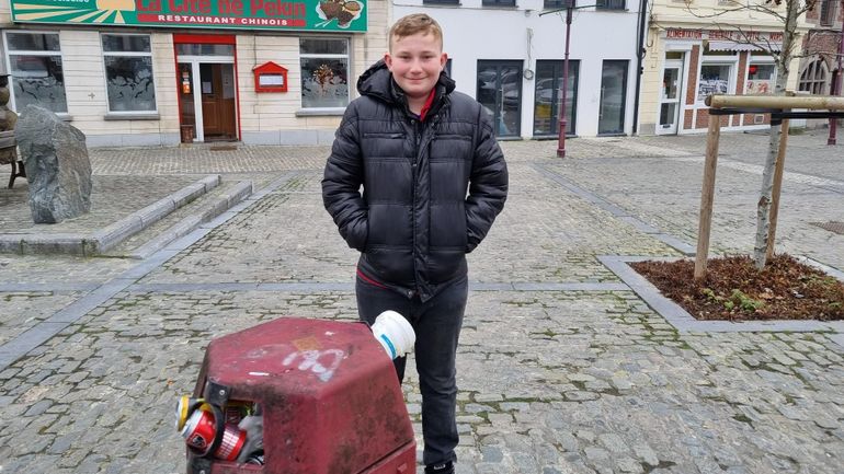 Lessines : Hugo, 13 ans, transforme une punition en geste pour l'environnement