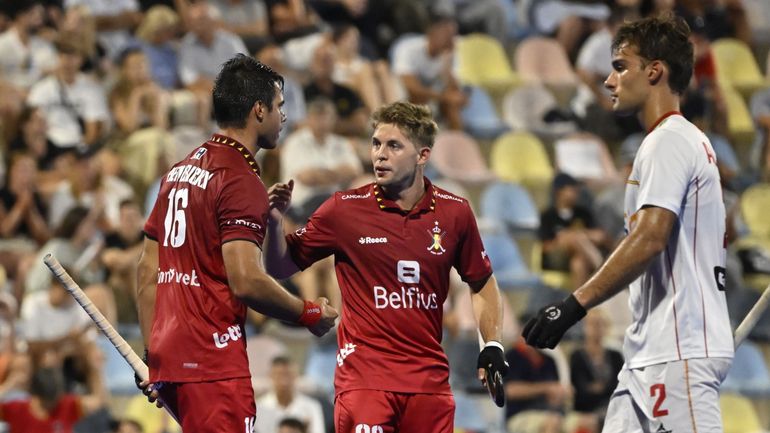 Euro de hockey : les Red Lions déroulent face à l’Espagne et se qualifient pour les demi-finales