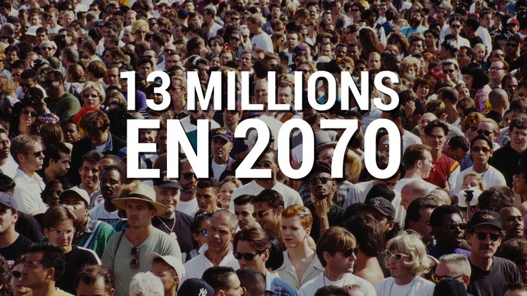 La Belgique comptera 13 millions d'habitants en 2070 et l'espérance de vie atteindra 90 ans