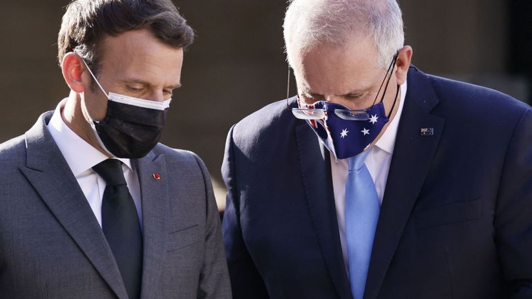 Crise des sous-marins: premier entretien entre Macron et l'Australien Morrison depuis la crise