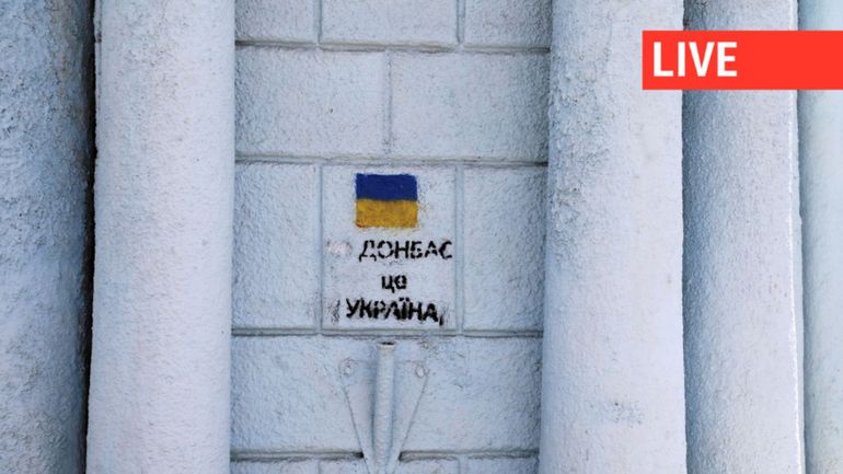 Direct - Guerre en Ukraine : un drapeau ukrainien flotte au-dessus de Donetsk
