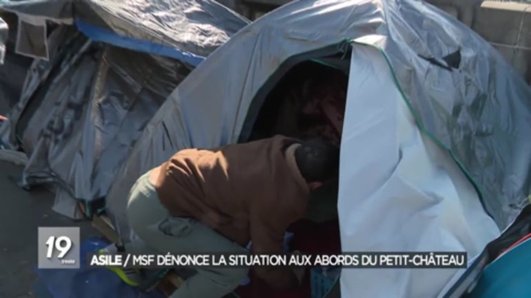Médecins sans frontières dénonce la situation aux abords du Petit-Château et installe des sanitaires de base