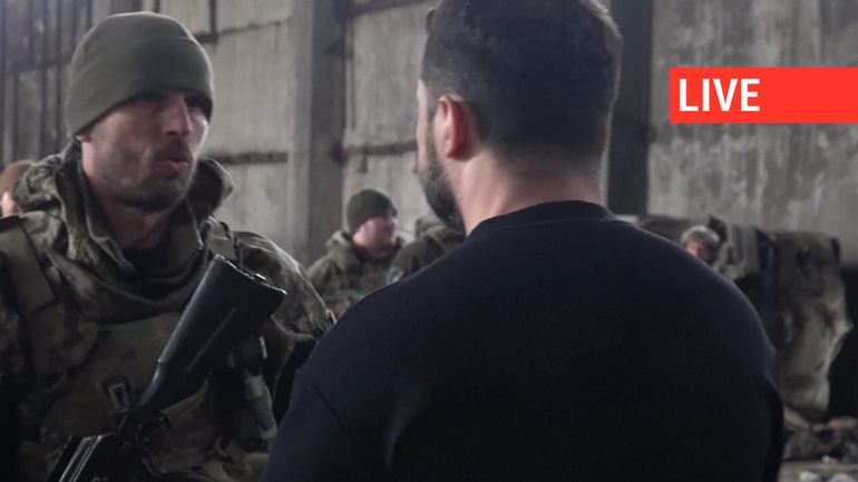 Direct - Guerre en Ukraine : Zelensky remet des médailles aux soldats sur le front lors de sa visite à Bakhmout