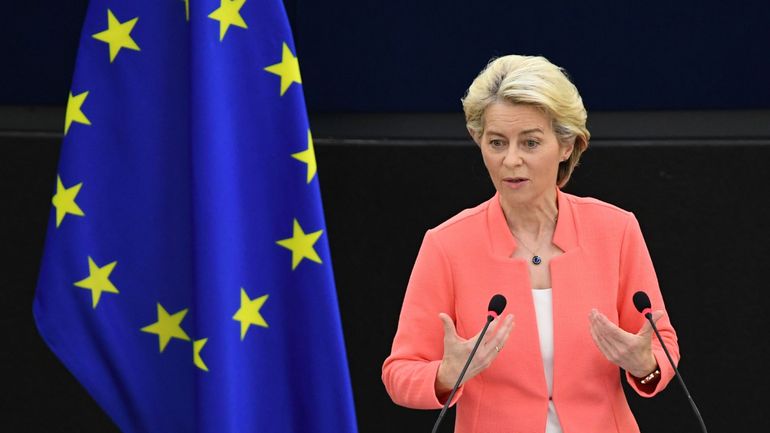 Suivez en direct le discours sur l'État de l'Union européenne d'Ursula von der Leyen