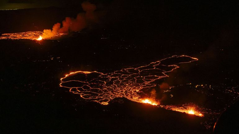 Nouvelle éruption volcanique au sud-ouest de Reykjavik