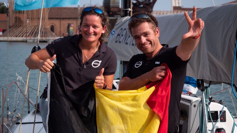 Voile : Sophie Faguet, partenaire de Jonas Gerckens en course au large, de plus en plus 'Noir-Jaune-Rouge'