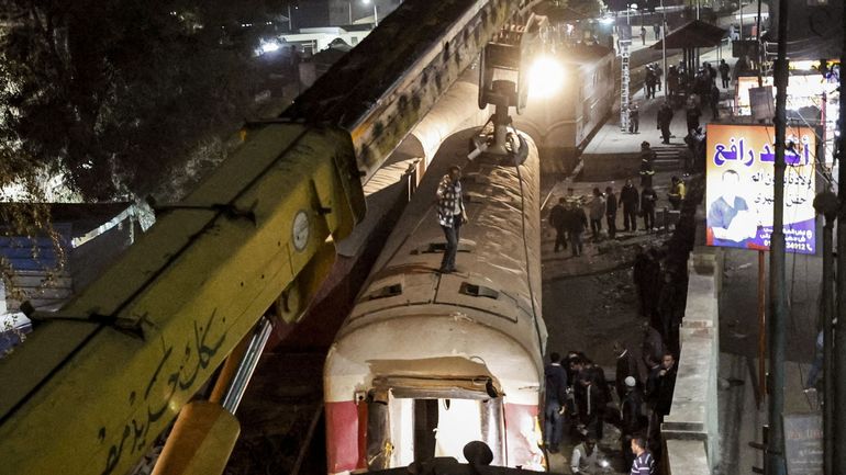 Egypte : quatre morts et 23 blessés dans le déraillement d'un train de passagers