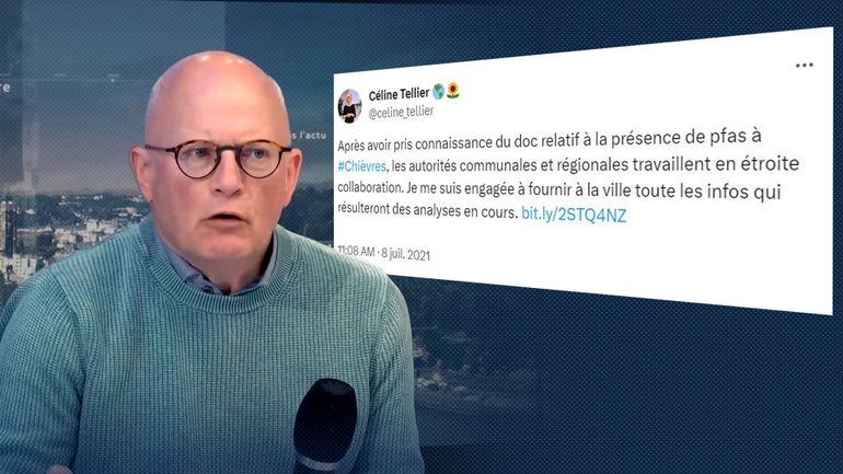 Pour Jean-Luc Crucke (Les Engagés), la ministre Tellier était au courant de la pollution aux PFAS, tweet à l’appui