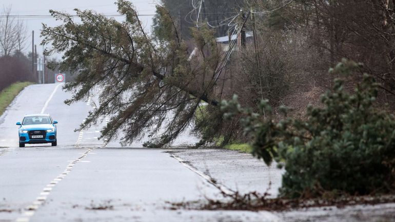 La tempête Eowyn balaye l'Irlande et l'Ecosse et prive de courant près d'un million de foyers