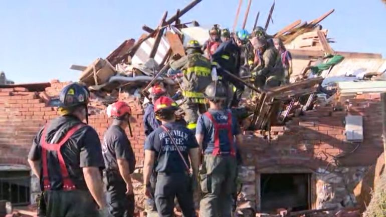 États-Unis : une tornade fait d'importants dégâts et au moins sept morts dans le Missouri