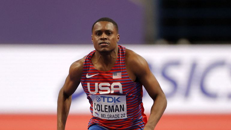 Christian Coleman s'impose sur 60 m à New York face à Noah Lyles