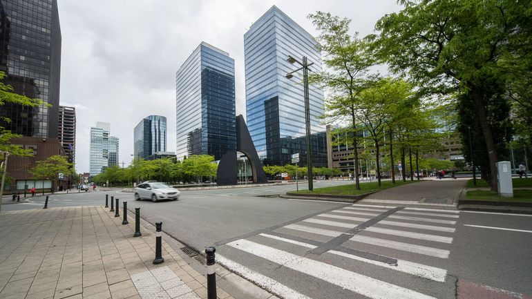Un marché de l'immobilier de bureaux peu animé à Bruxelles en 2022