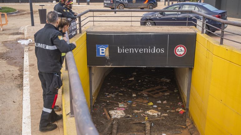 Inondations en Espagne : à Valence, l'impossible décompte du nombre de disparus et piégés dans les parkings