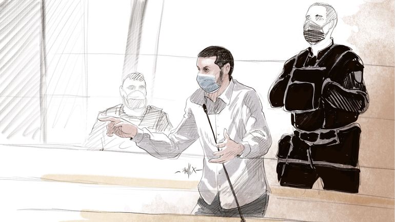 Mohamed Abrini au procès des attentats du 13 novembre : 