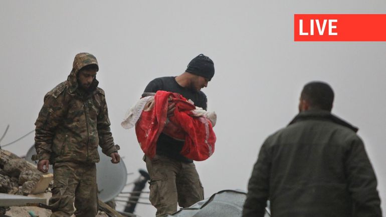 Direct - Séisme en Turquie et en Syrie : un bilan qui s'alourdit d'heure en heure, plus de 2300 morts et 10.000 blessés