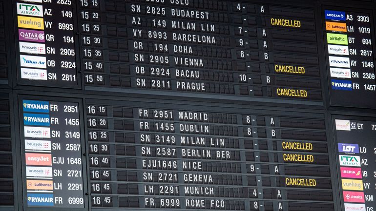 Les syndicats n'ont pas demandé à Brussels Airlines d'annuler des vols