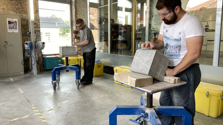 Le Lycée Provincial de Soignies cherche des apprentis tailleurs de pierre
