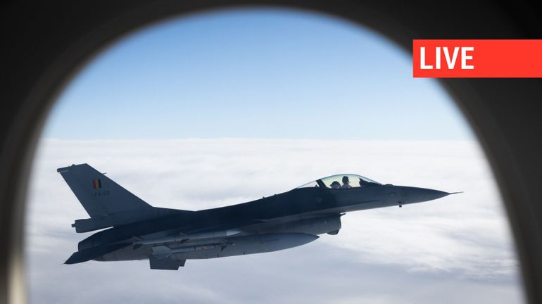 Direct - Guerre en Ukraine : la Belgique prête à former des pilotes mais pas d'envoi de F16 pour la future coalition internationale
