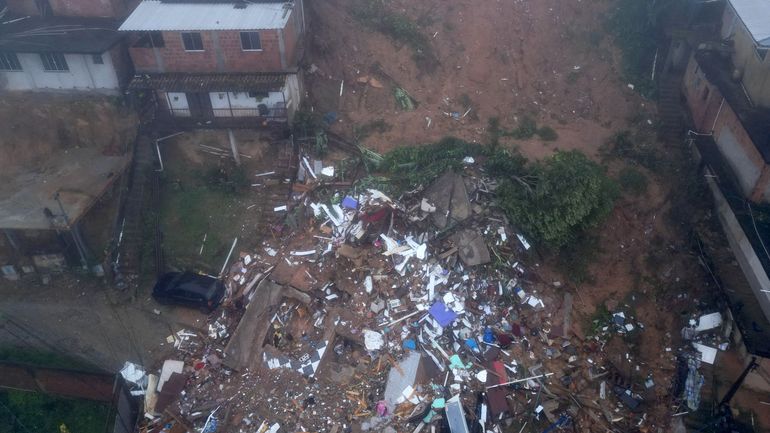 Brésil : le sud-est sous le déluge, au moins vingt morts