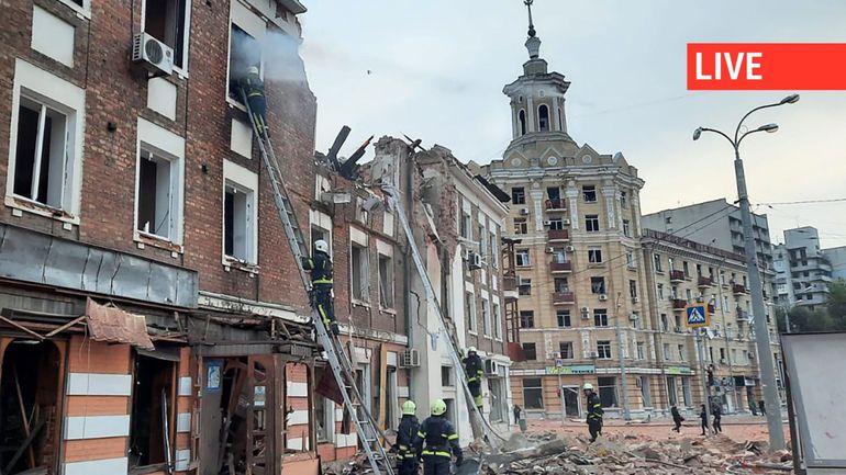 Direct - Guerre en Ukraine : frappe russe sur le centre de Kharkiv, au lendemain d'un carnage dans un village ukrainien