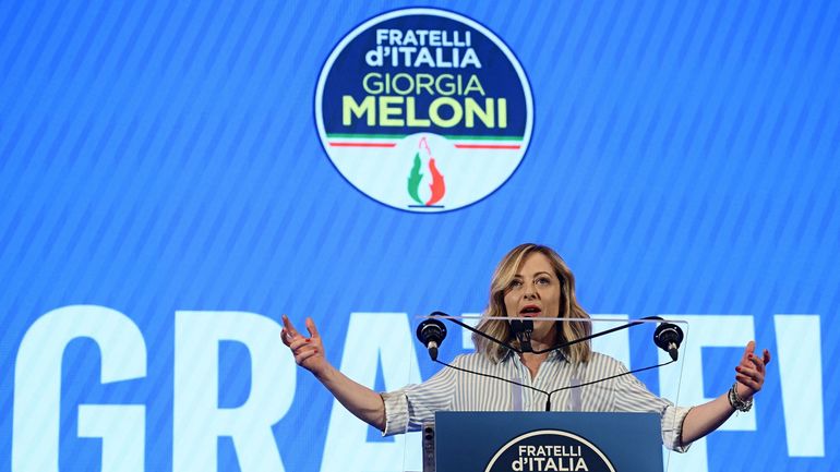 Elections européennes : victoire du parti d'extrême droite de la Première ministre italienne Meloni
