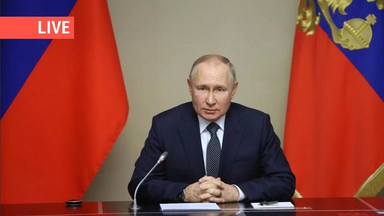 Direct - Guerre en Ukraine : Vladimir Poutine s'exprime ce lundi soir à la télévision russe