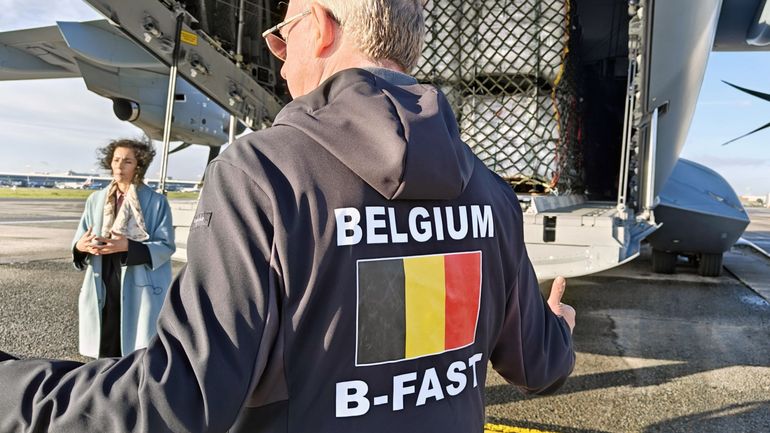 Un avion belge de la Défense a décollé vers Gaza avec plus de 500 tentes à son bord