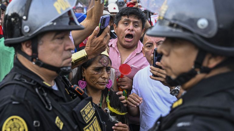 Pérou : journée de manifestations à Lima pour réclamer le départ de la présidente Dina Boluarte