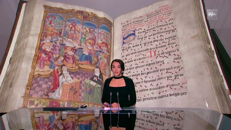 Un manuscrit du 16e siècle exposé au musée des arts anciens à Namur