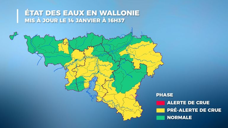 Météo : la pluie tombe en abondance, certains cours d’eau pourraient déborder et provoquer des inondations
