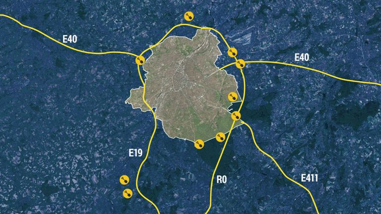 Ring de Bruxelles : ces chantiers qui causeront des bouchons en 2023 (carte interactive)