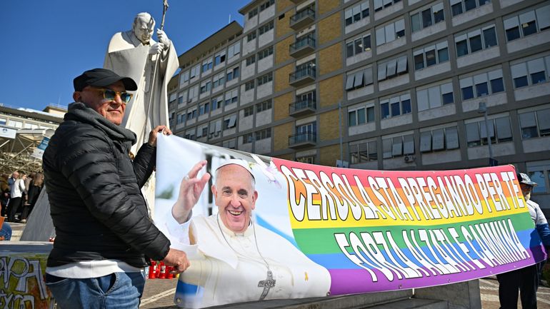 Le pape François, dans un état 