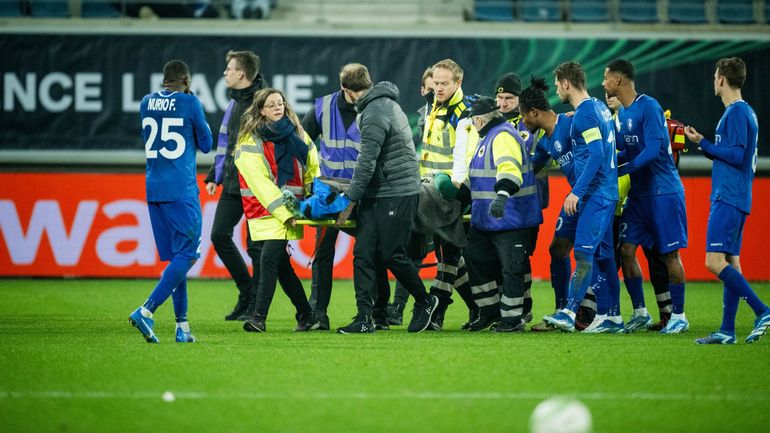 La Gantoise : le gardien Paul Nardi opéré avec succès après sa grave blessure